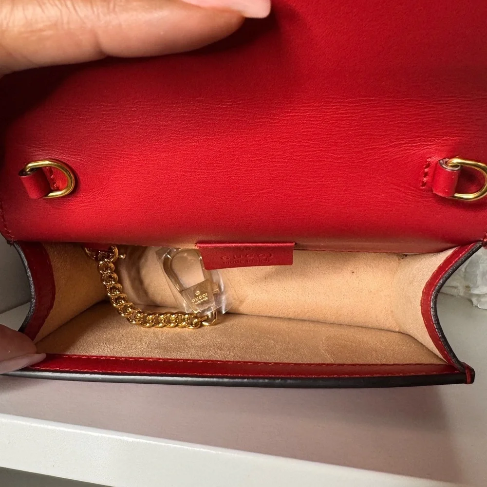 Gucci Red Mini Crossbody Bag